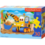 Castorland Yellow Digger 30 pcs Контурен пъзел 30 броя Анимации