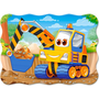 Castorland Yellow Digger 30 pcs Контурен пъзел 30 броя Анимации