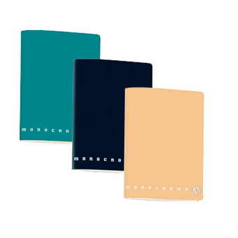 Pigna Monocromo 42 lapos A5 vonalas füzet - Vegyes színek (P1111-0302)