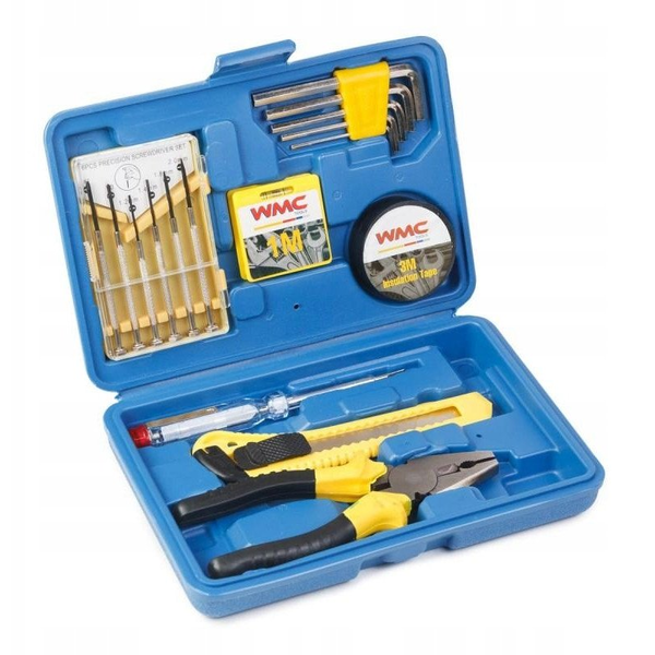 Zestaw narzędziowy 17 el. Kombinerki wk rętaki imbu