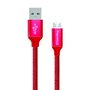 ColorWay USB-A - MicroUSB kábel 1m piros (CW-CBUM002-RD)