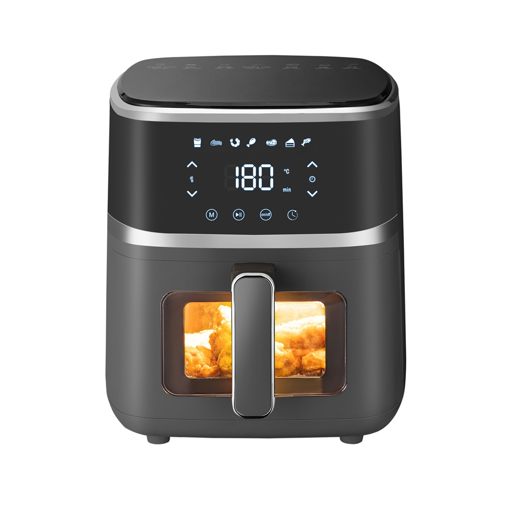 TOO AF-150B Air Fryer Forrólevegős sütő 5L 1400 Watt - Fekete (AF-150B)