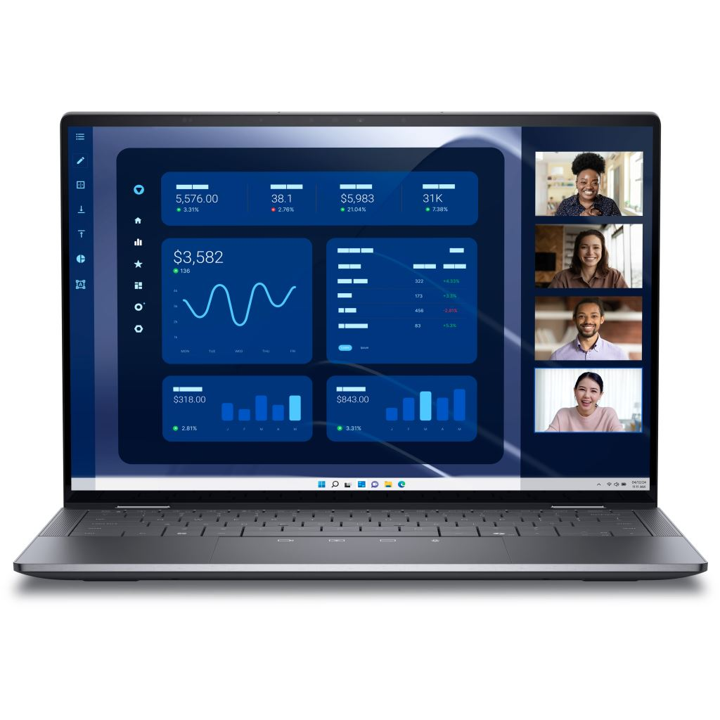 DELL Latitude 9450 2in1 Laptop Core U7 165U 32GB 1TB SSD Win 11 Pro szürke (006L945014EMEA2IN1VP) (006L945014EMEA2IN1VP)