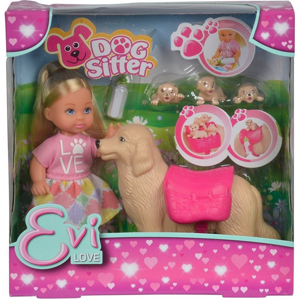 Simba Evi baba + kutya és kiskutyák