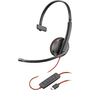 POLY Blackwire 3210 Слушалки Жичен Лента за глава Обаждания/музика UBS тип C Черен