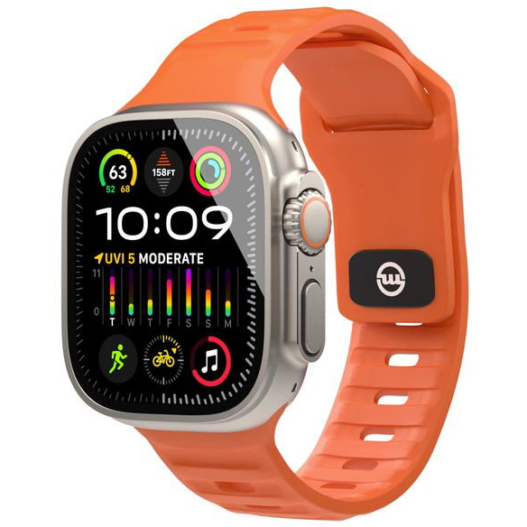 Mobile Origin Strap Hot Orange Apple Watch 49mm/46mm/45mm/44mm/42mm
