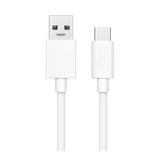 Cablu de date, Oppo, Tip USB/Type C, 100 cm, Alb