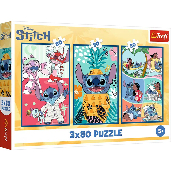 Trefl 34885 puzzle 80 pz Cartoni
