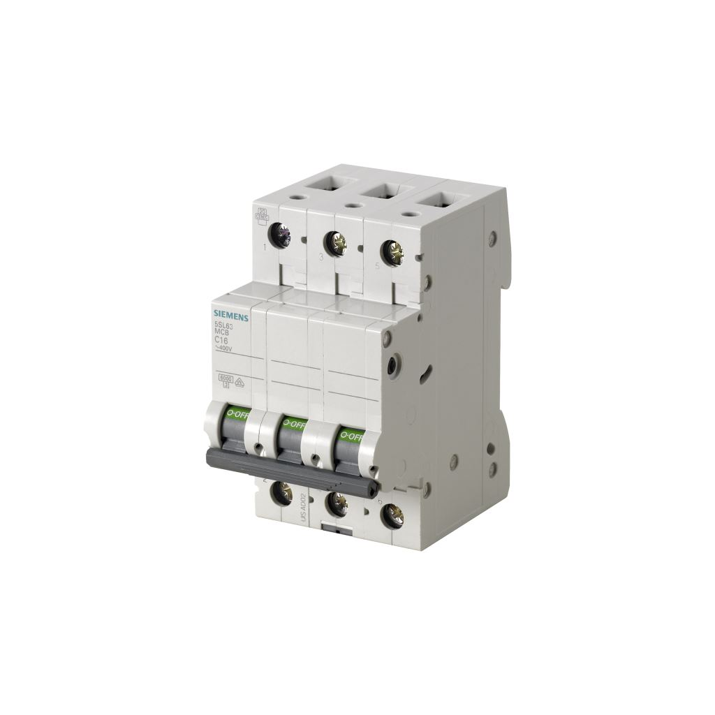 Siemens 5SL6325-7 6KA 3P C 25A kismegszakító (5SL6325-7)