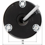 Dahua Technology IPC-HFW1230S Куршум (форма) IP защитна камера На закрито и на открито 1920 x 1080 пиксела Таван/стена