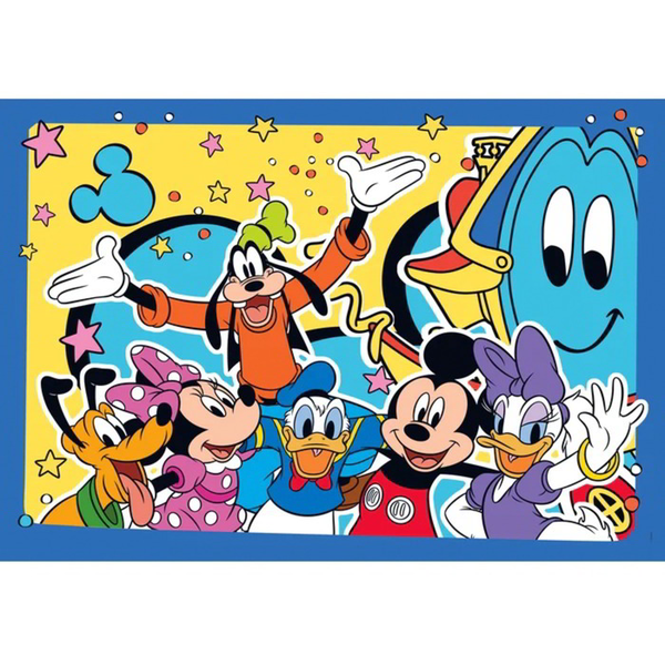 Clementoni Supercolor Disney Mickey Puslespil 20 stk Tegnefilm