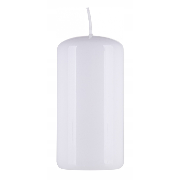 Świeca słupek DONAU HOME Standard Gloss, 50x100mm, biały