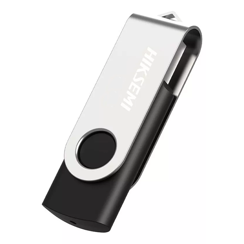 USB флаш памет Hiksemi M200S Rotary 32 GB, черно-сребриста
