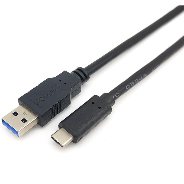 Equip 128344 USB kábel 2 M USB 3.2 Gen 1 (3.1 Gen 1) USB A USB C Fekete