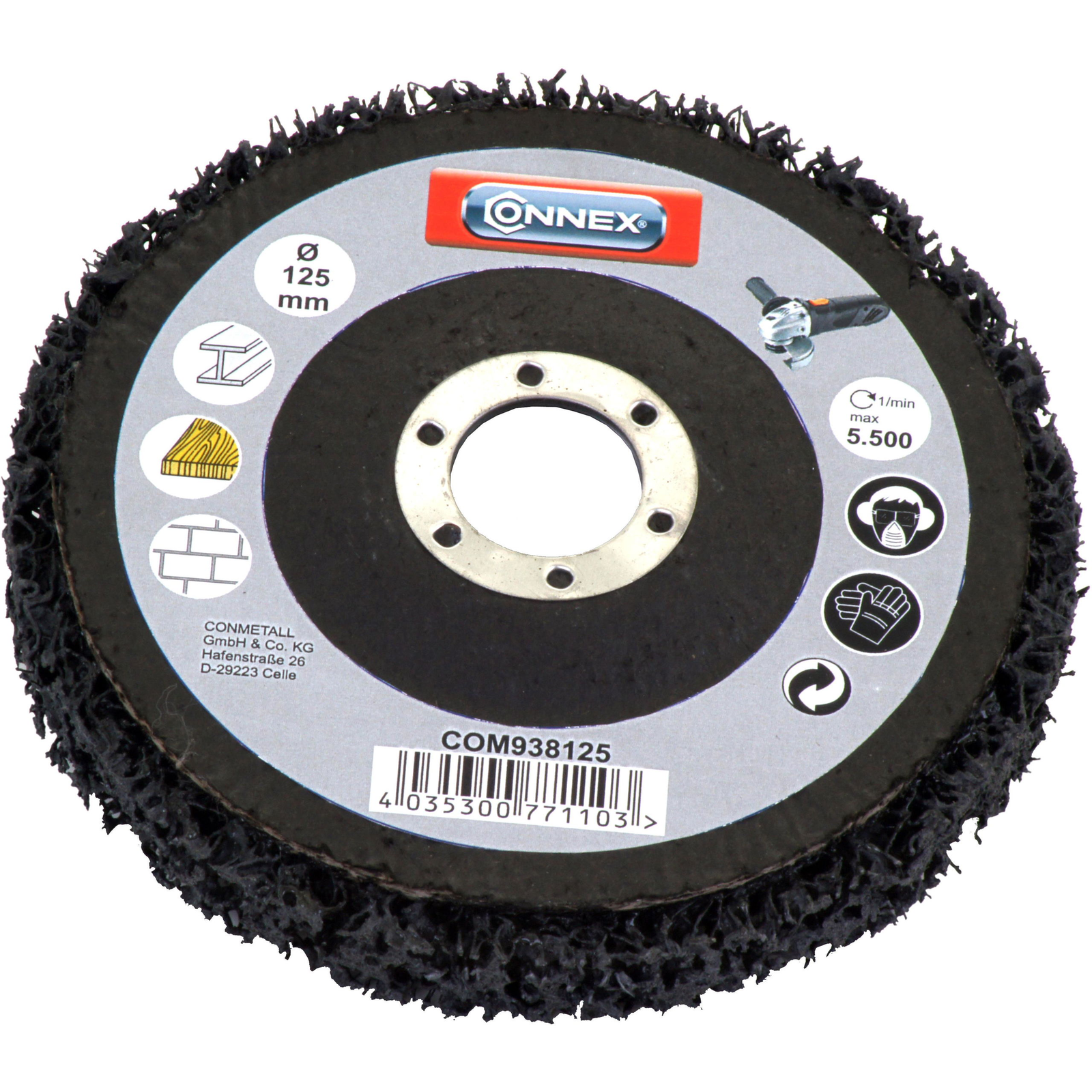 CONNEX univerzális tisztítókorong 125 mm (COM938125)