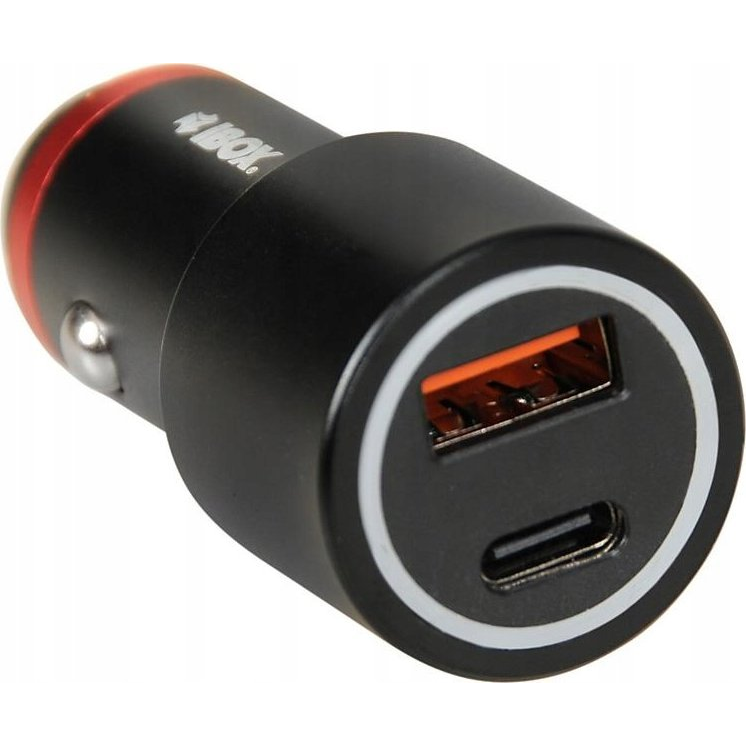 iBox ICC20 48W Car Charger Smartphone Black (ICC20)