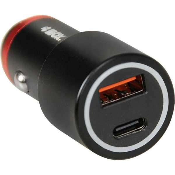 iBox ICC20 48W Car Charger Smartphone Black