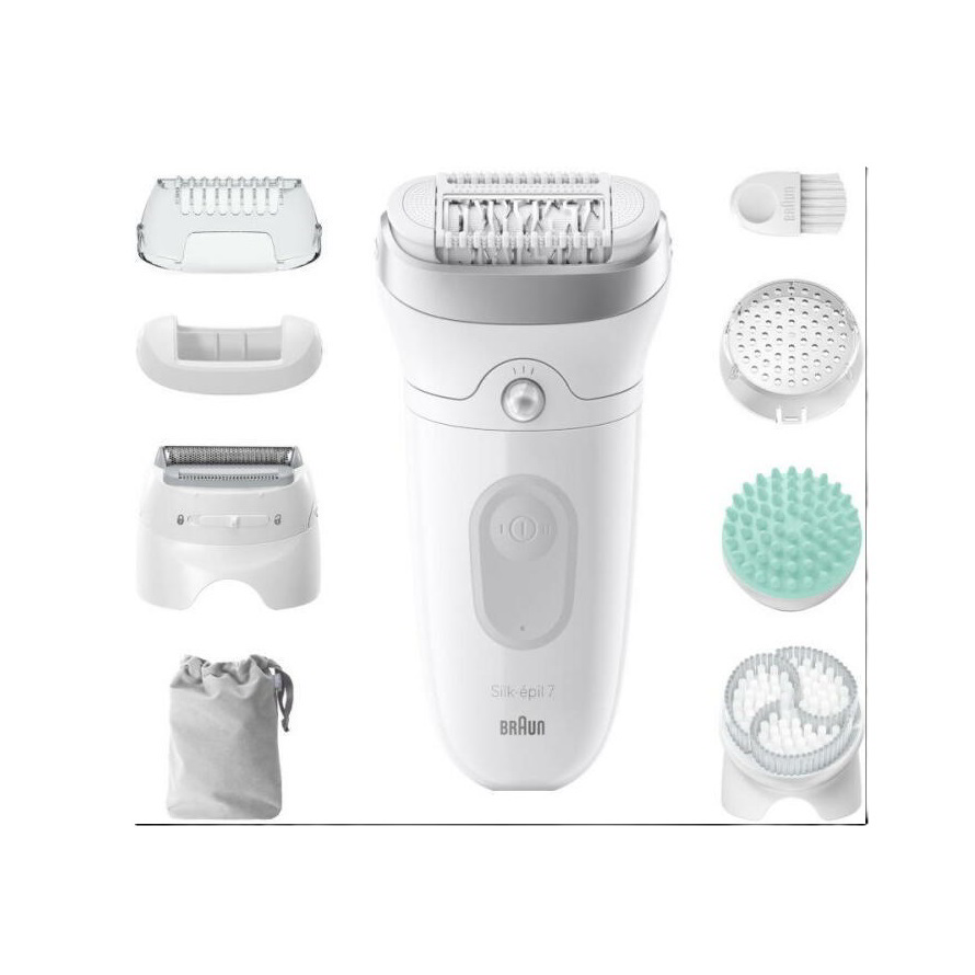 Braun Silk-épil SE7-081 Smartlight MicroGrip Epilátor - Szürke / Fehér (SE7-081)