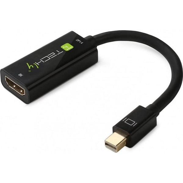 Techly IADAP MDP-HDMIF8K videokabel adapter Mini DisplayPort HDMI Sort
