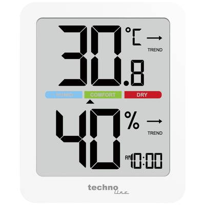 Techno Line Technoline Hőmérséklet- és légnedvesség mérő Fehér (WS9456) (WS9456)