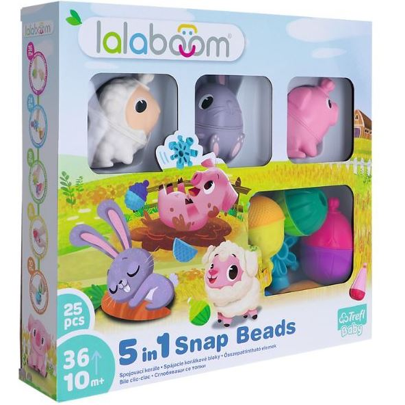 Trefl Lalaboom Montessori bébi fejlesztőjáték 25 részes (225879) (T225879)