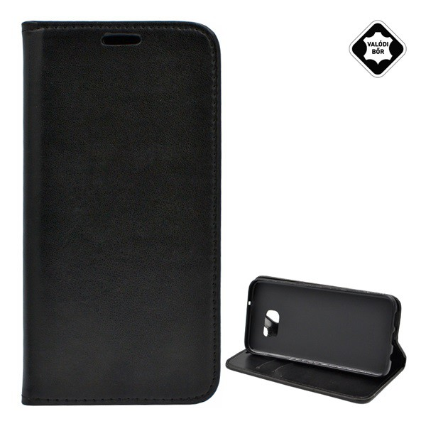 Husa din piele Gigapack pentru Samsung Galaxy S7 EDGE, SM-G935, neagra