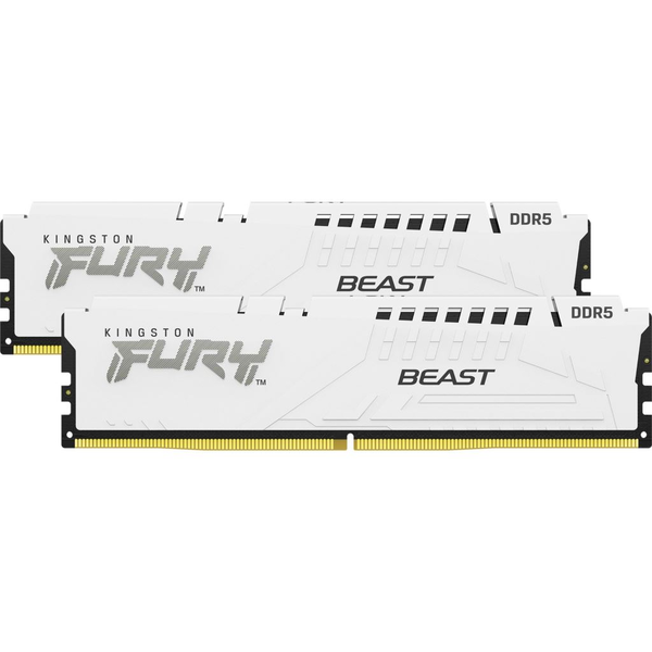Kingston FURY Beast DDR5 64 GB 6000 MHz CL36 бял (2x32 GB)