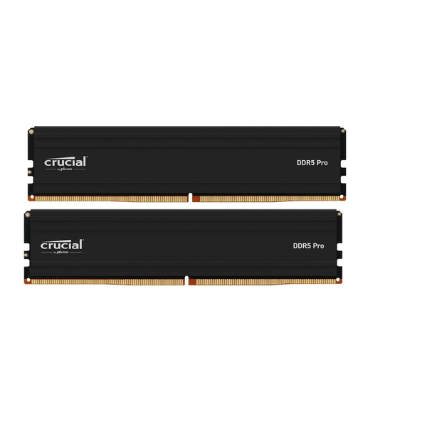 Комплект 2 RAM памети, Crucial, 48 GB, DDR5, черни