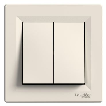 Schneider ASFORA Csillárkapcsoló rugós bekötés bézs (EPH0300123) (EPH0300123)