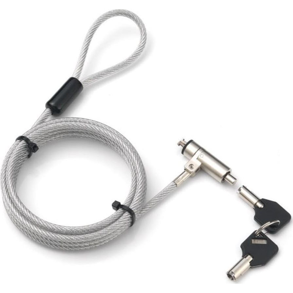 Techly IQ-LOK-15-K cavo di sicurezza Argento 1,8 m