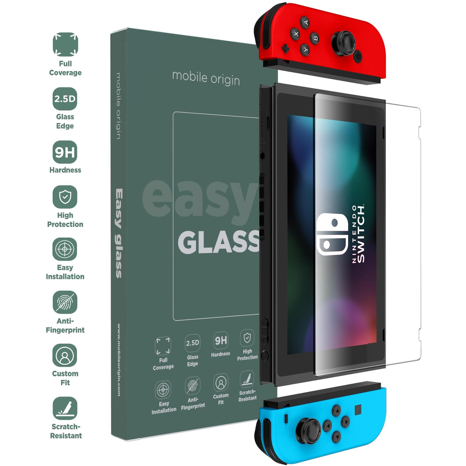 Mobile Origin EasyGlass Nintendo Switch (2022) üvegfólia (FRL-EG-NS2022)