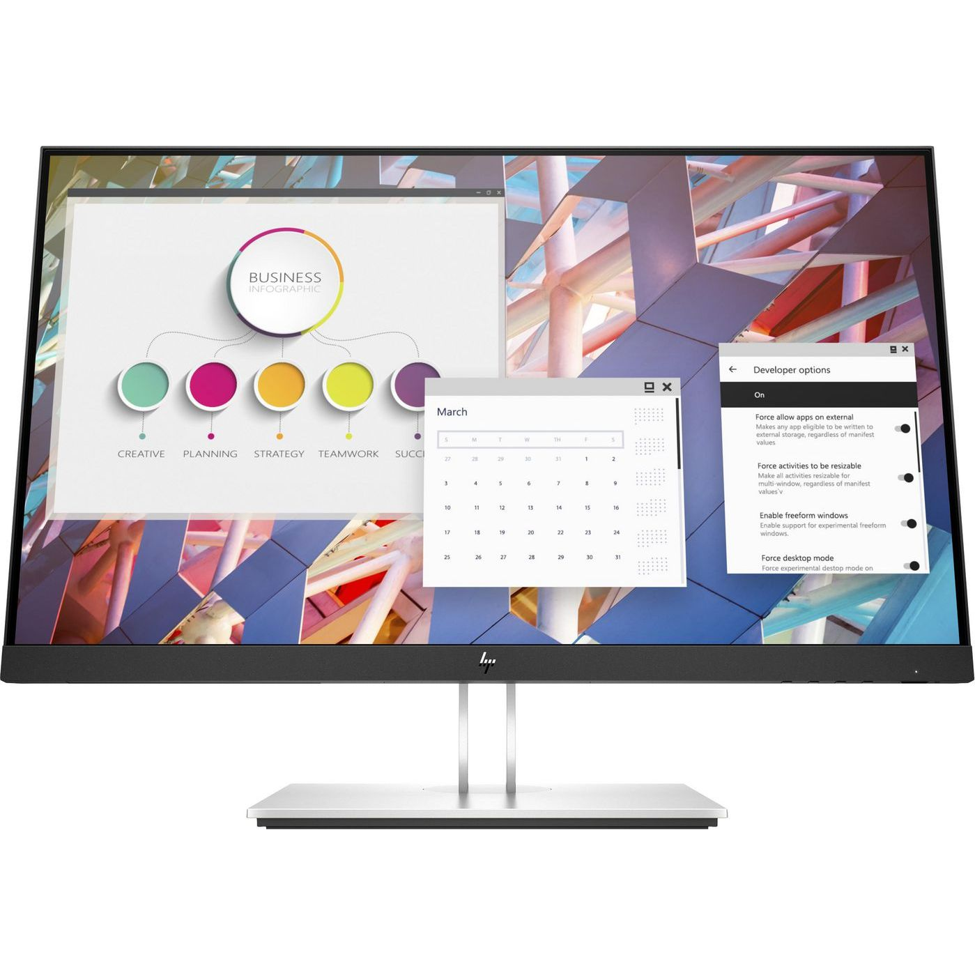 HP E24 G4 Monitor 23.8" IPS Full HD 1920x1080 (9VF99AT#ABB)