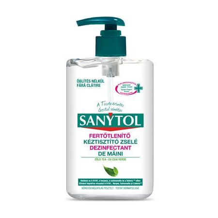 Sanytol pumpás kézfertőtlenítő gél 250ml (36650300) (Sanytol36650300)