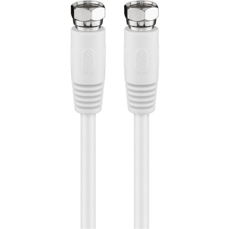 Goobay 50741 Type-F antenna kábel 10m - Fehér (50741)