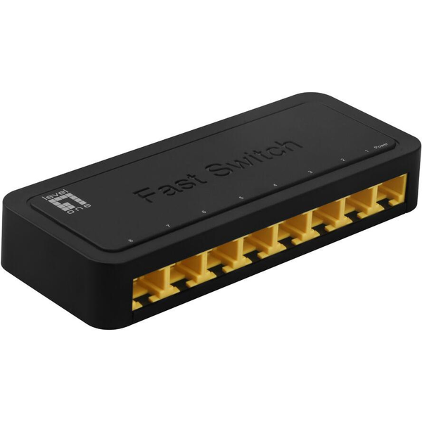 LevelOne VDS-2201 μετατροπέας δικτυακών μέσων 1000 Mbit/s Μαύρος (Μαύρο)