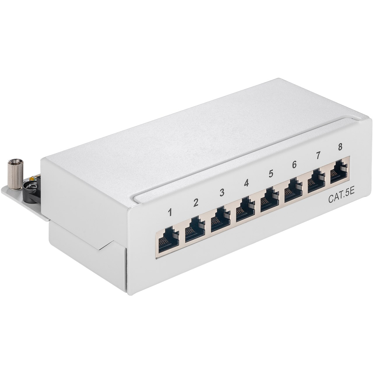Goobay 68882 CAT 5e Patch panel - 8 port (68882)