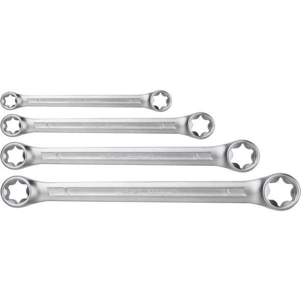 Neo Tools Torx T6-T24 Gyűrűskulcsok, 4 db-os Készlet