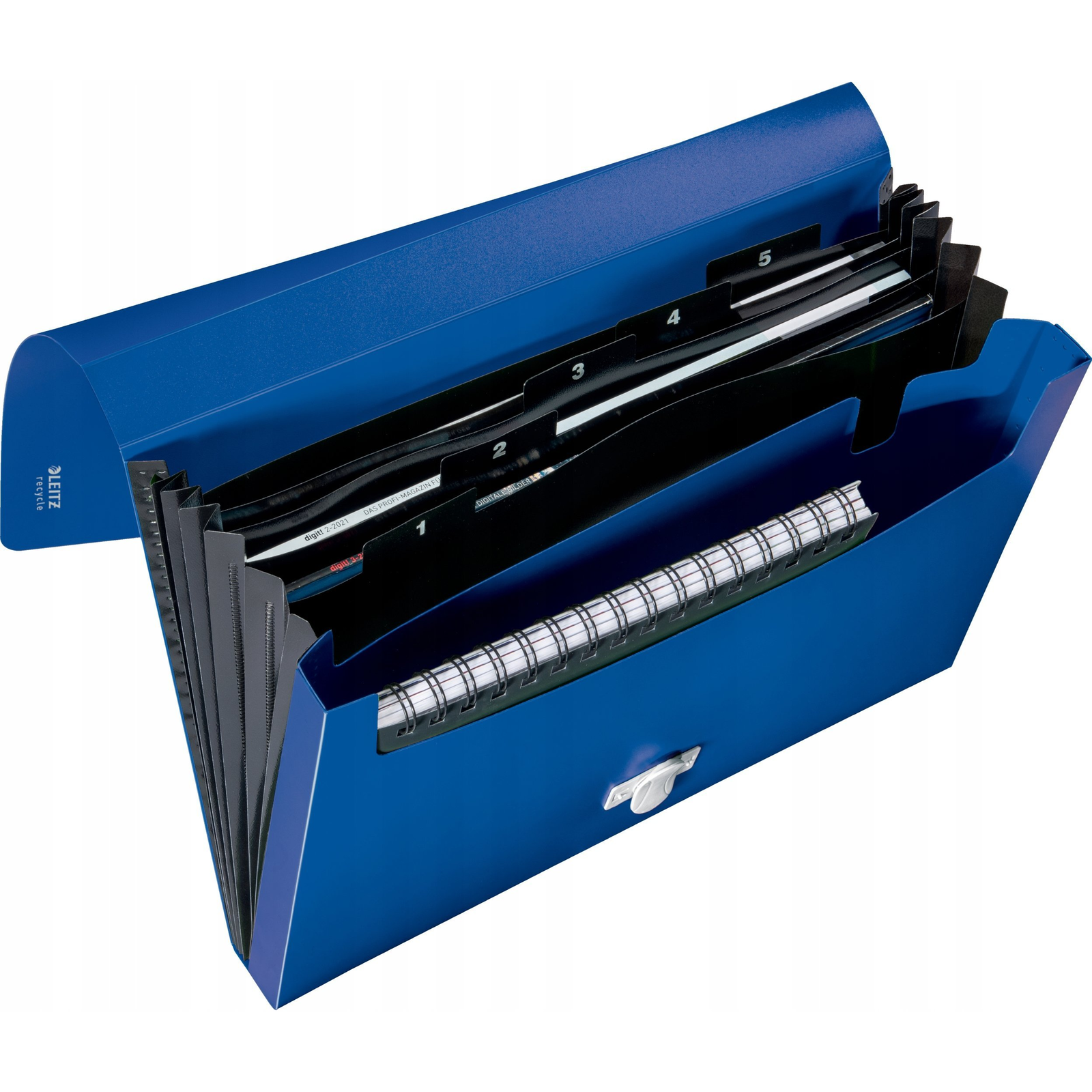 Leitz 46240035 iratrendező mappa 250 lapok Kék Polipropilén (PP) (46240035)