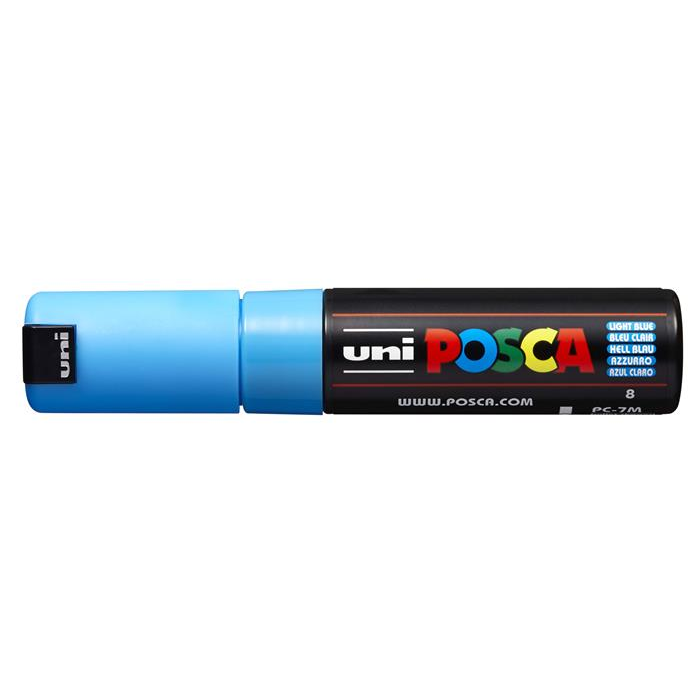 Uni Posca PC-7M 4,5-5,5 mm Dekormarker - Világoskék (2UPC7MVK)