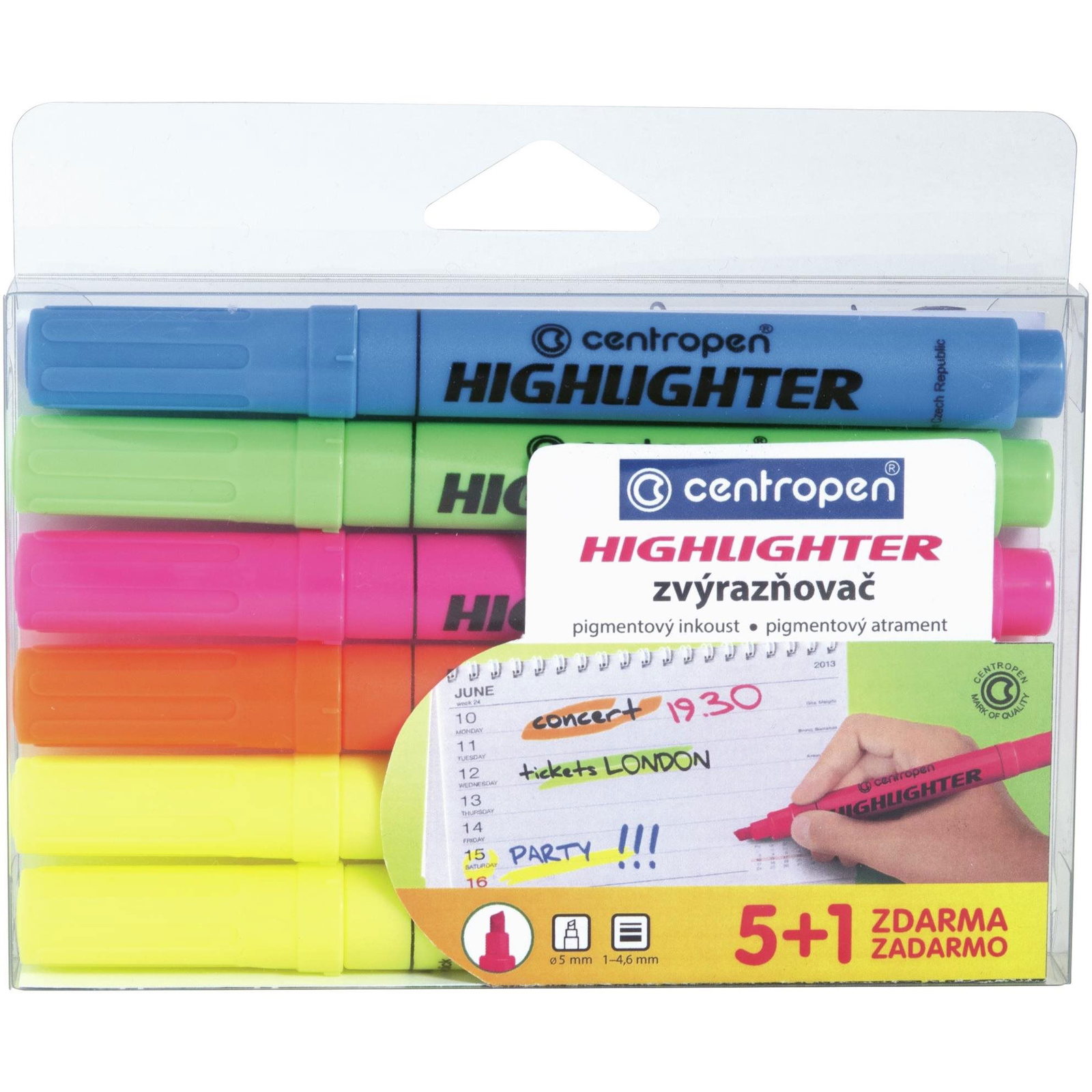 CENTROPEN 8552 - 5+1db (8595013646663)