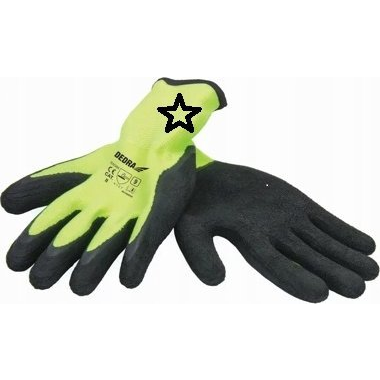 Dedra Munkavédelmi Kesztyű Latexbe Mártott 8-as Méret (BH1007R08G)