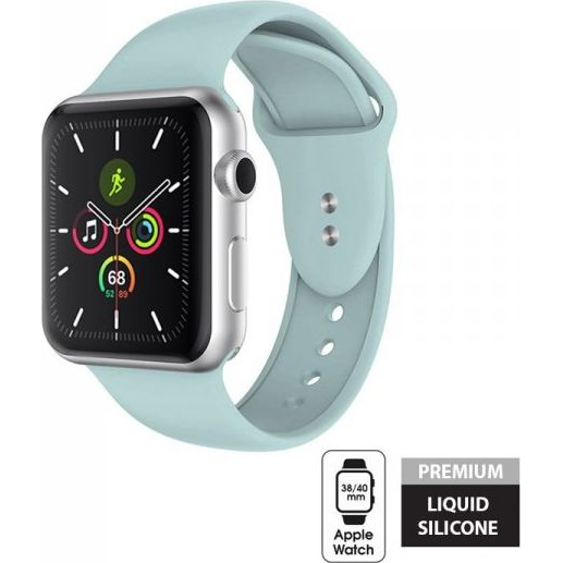 Crong Liquid Band Okosóra Szíj Apple Watch 38/40/41mm Zöld