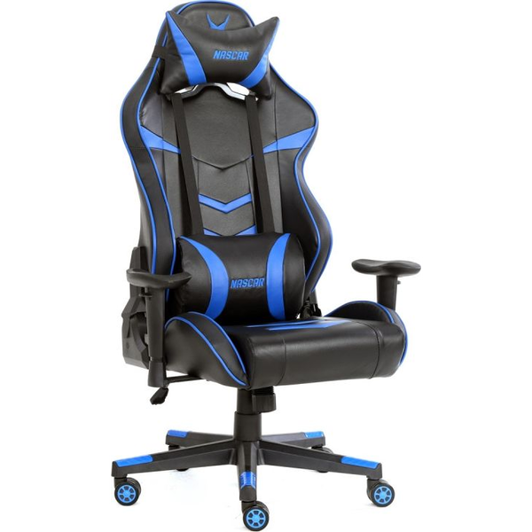 Varr Nascar Scaun gaming PC Șezut capitonat tapisat Negru, Albastru