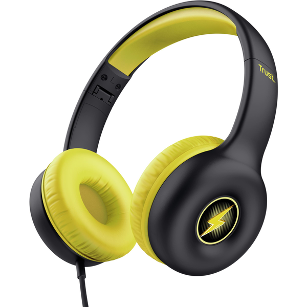 Trust NOUNA Kids headphones - fekete