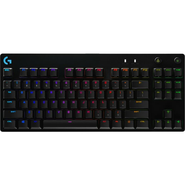 Logitech 920-009426 G Pro HUN fekete (GX Blue Clicky switch) gamer billentyűzet