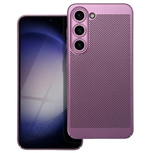 Gigapack Samsung Galaxy A16 5G (SM-A166) légáteresztő, lyukacsos műanyag tok lila (GP-164348) (GP-164348)