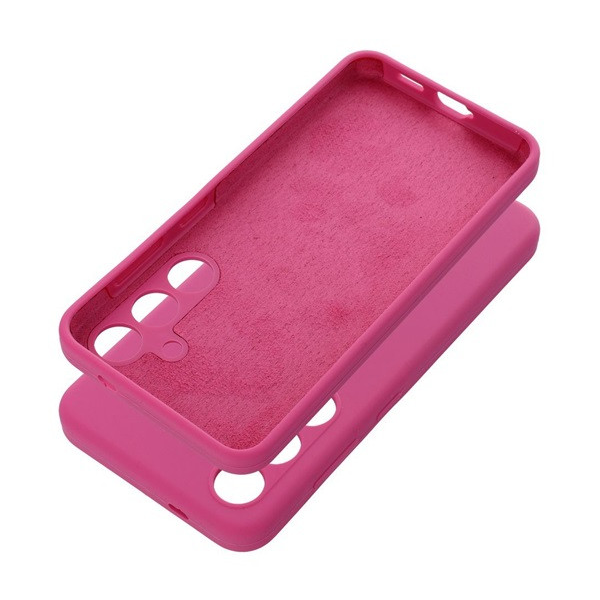 Utángyártott 2mm Samsung Galaxy A25 5G szilikon hátlap tok, rózsaszín