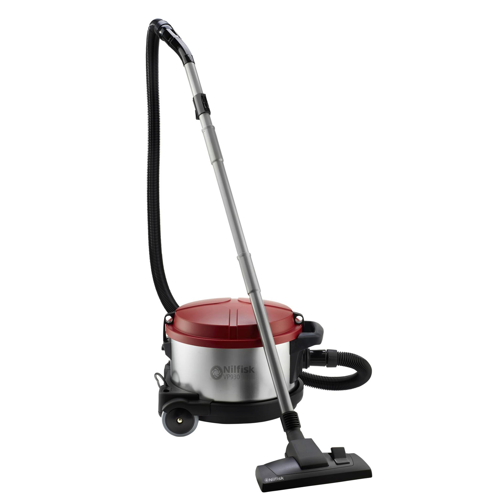 Nilfisk VP 930 230V EU Porzsákos Vezetékes Porszívó 760W - Inox/Piros (107415574)