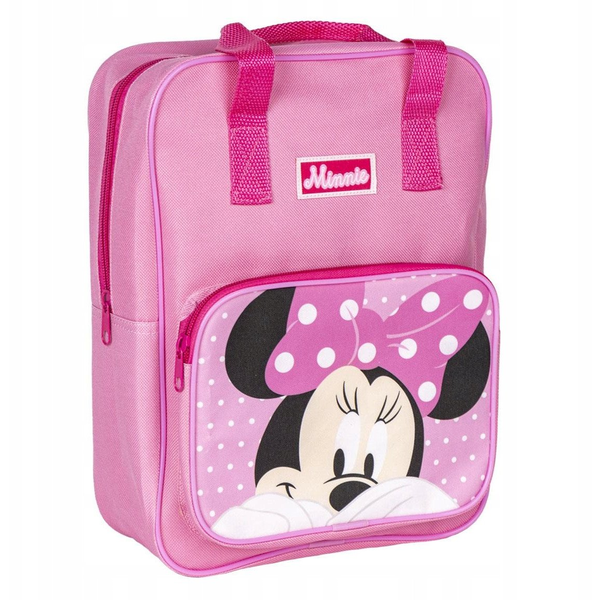Vícekomorový Batoh pro předškoláky Cerda Minnie Mouse pro dívky, růžový