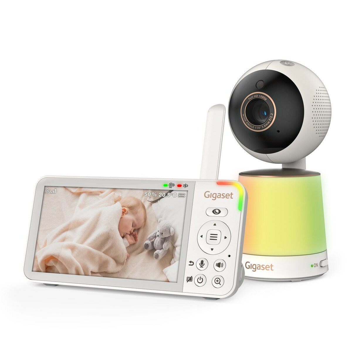 Gigaset Baby 500 Wireless Akkus Digitális Babamonitor Bébiőr (S30853-H1227-B101)